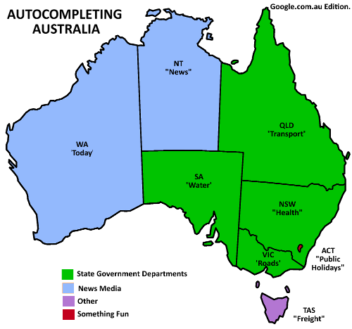 Autocompleting Australia